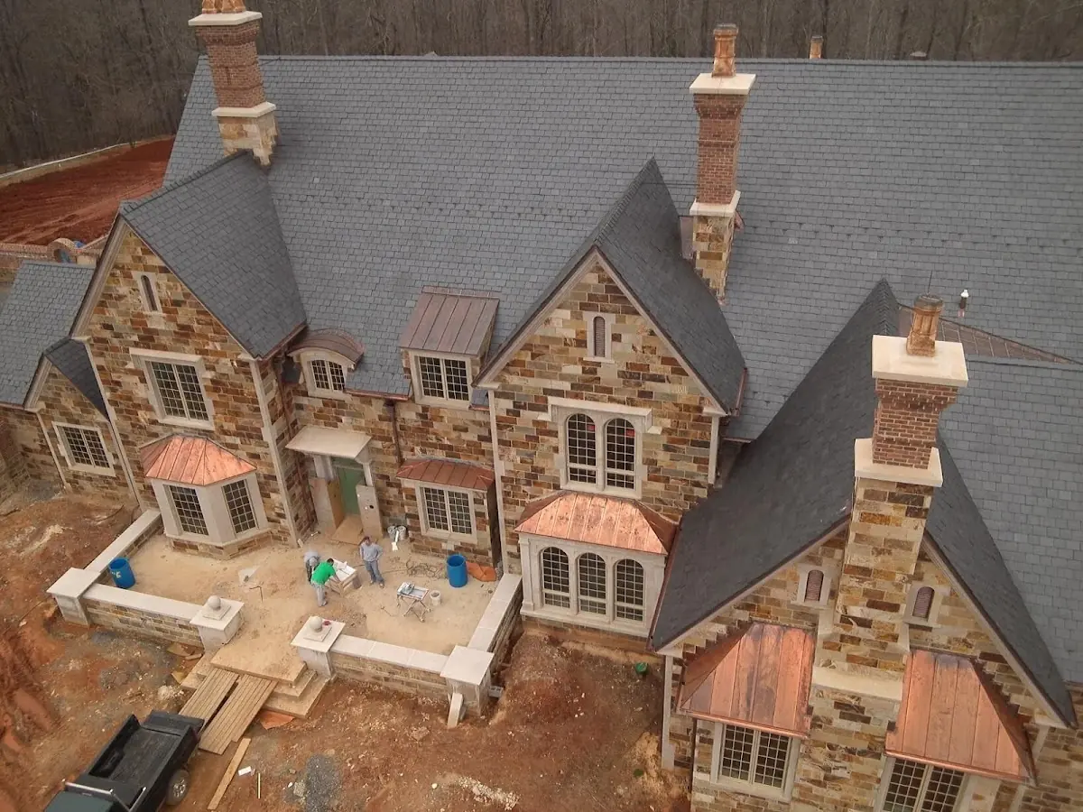 Craftsman Roofing Slate Roof Repair project in Brittany Farms